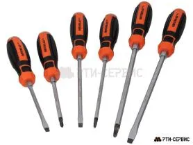 Набор отверток РН, SL (6 предметов) силовых с шестигранным стержнем «Professional» - фото 2