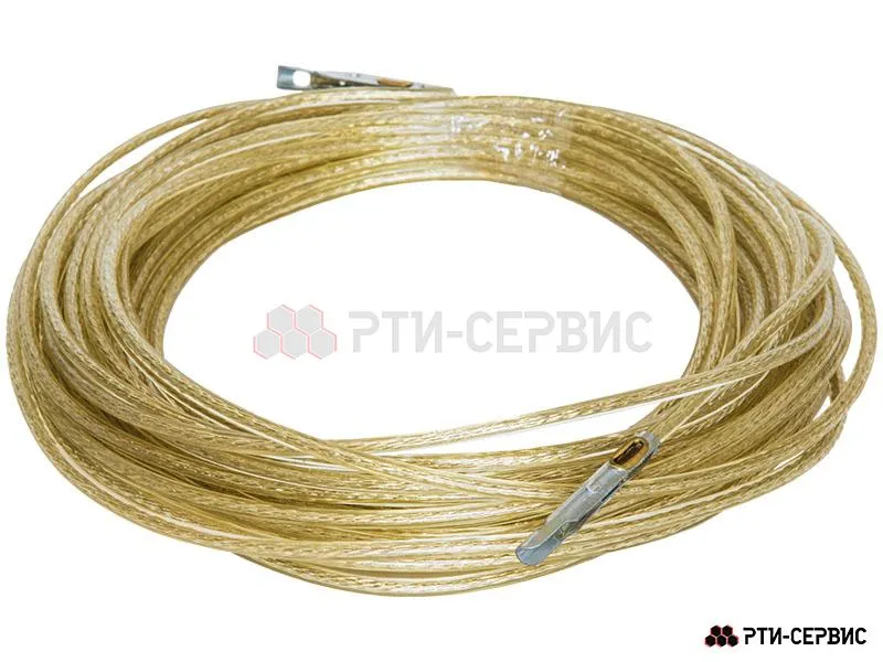 Трос TIR стальной пломбировочный в оплётке ПВХ с наконечниками, 30 м