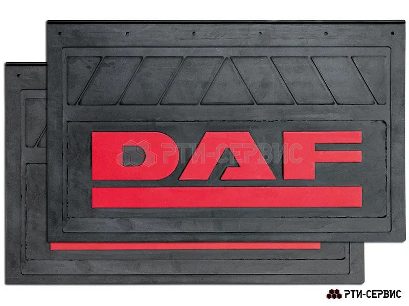Брызговик 580х360 мм DAF (красный)
